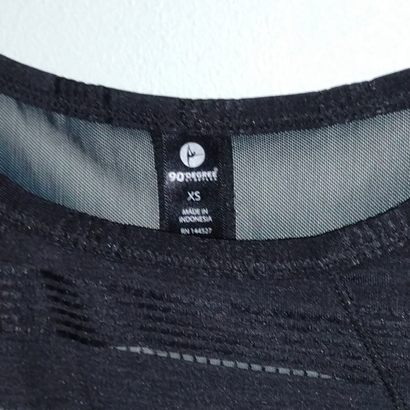 90 Degrees by Reflex Ladies Black Mesh Tank - Picture 4 of 6